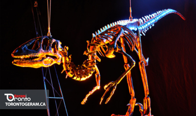 تور مجازی دایناسورها در سایت مرکز علوم انتاریو