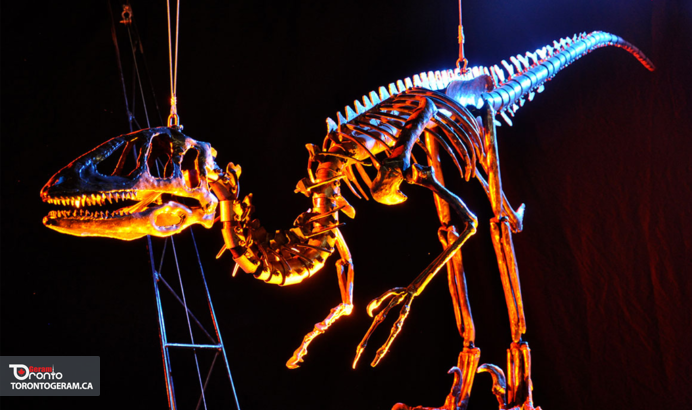تور مجازی دایناسورها در سایت مرکز علوم انتاریو