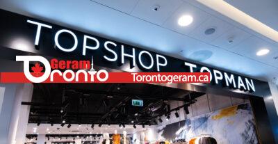 تعطیلی فروشگاه های Topshop در سراسر کانادا