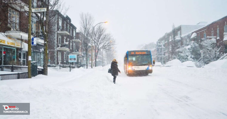 نخستین پیش بینی بارش برف امسال در کانادا منتشر شد