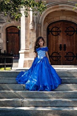 لباس دخترانه آبی مناسب پارتی، جشن-تولد