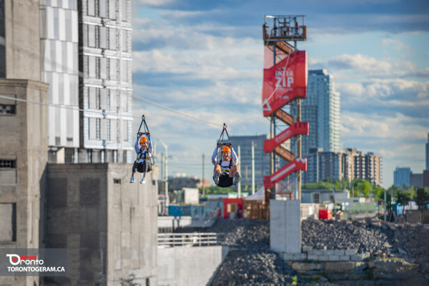 این زیپلاین شما را از انتاریو به کبک میرساند