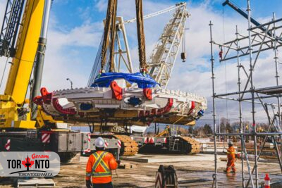 ورود دستگاه های حفاری تونل به میسی ساگا انتاریو