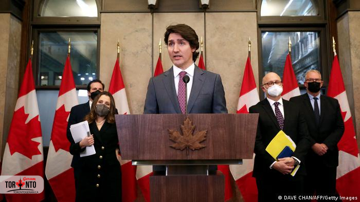 جاستین ترودو در کانادا وضعیت اضطراری اعلام کرد