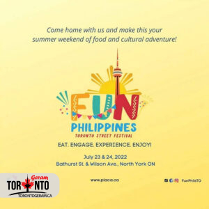 فستیوال فیلیپین، 23 و 24 جولای در تورنتو