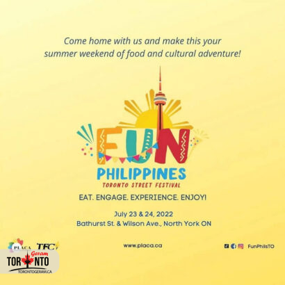 فستیوال فیلیپین، 23 و 24 جولای در تورنتو