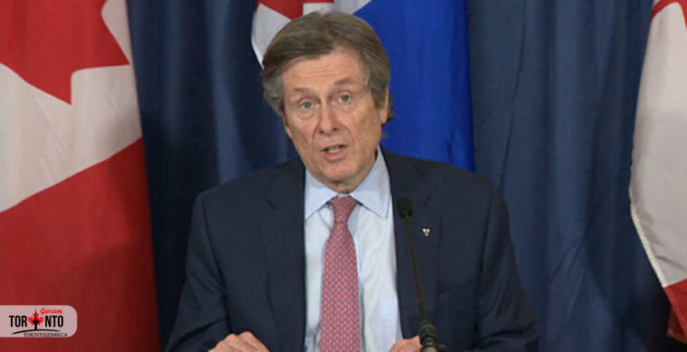 جان توری شهردار تورنتو استعفا داد