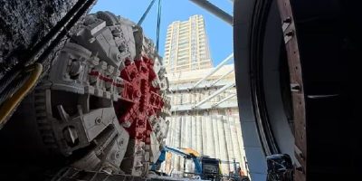 حفاری بخش مرکزی تونل خط انتاریو لاین در تورنتو آغاز شد