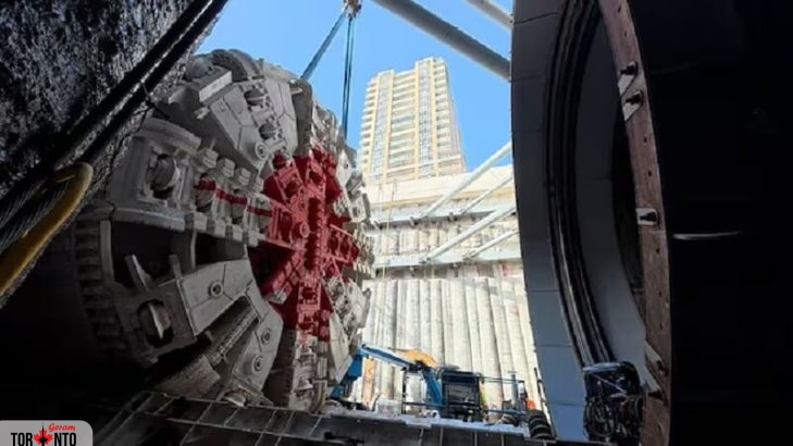 حفاری بخش مرکزی تونل خط انتاریو لاین در تورنتو آغاز شد