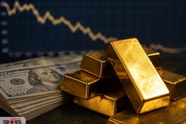قیمت طلا به زیر ۴٬۰۰۰ دلار در هر اونس سقوط کرد