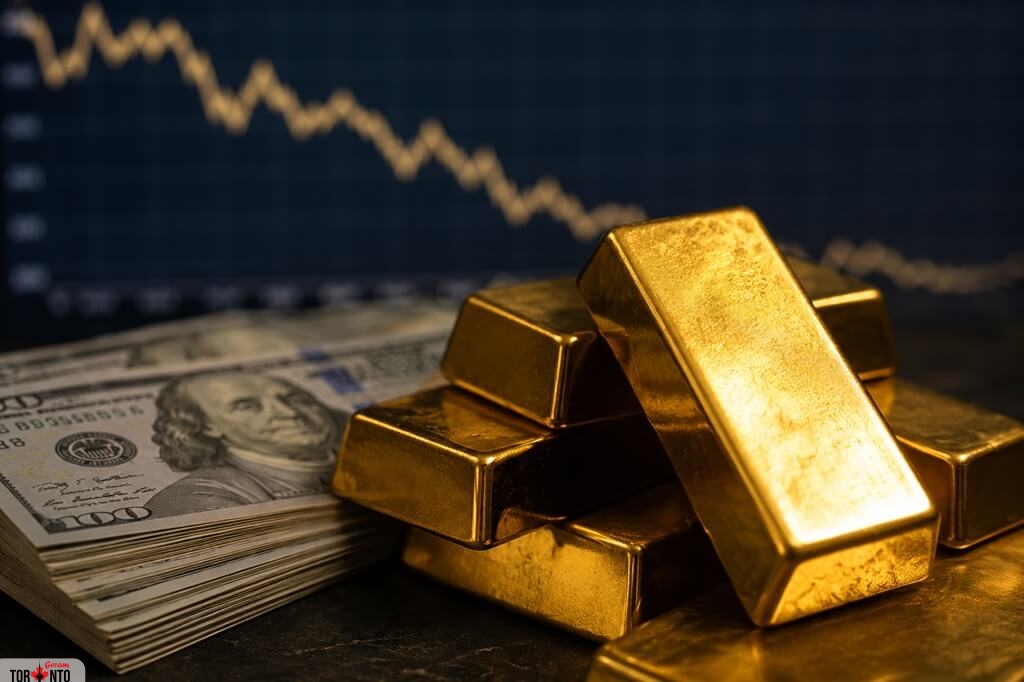 قیمت طلا به زیر ۴۰۰۰ دلار در هر اونس سقوط کرد